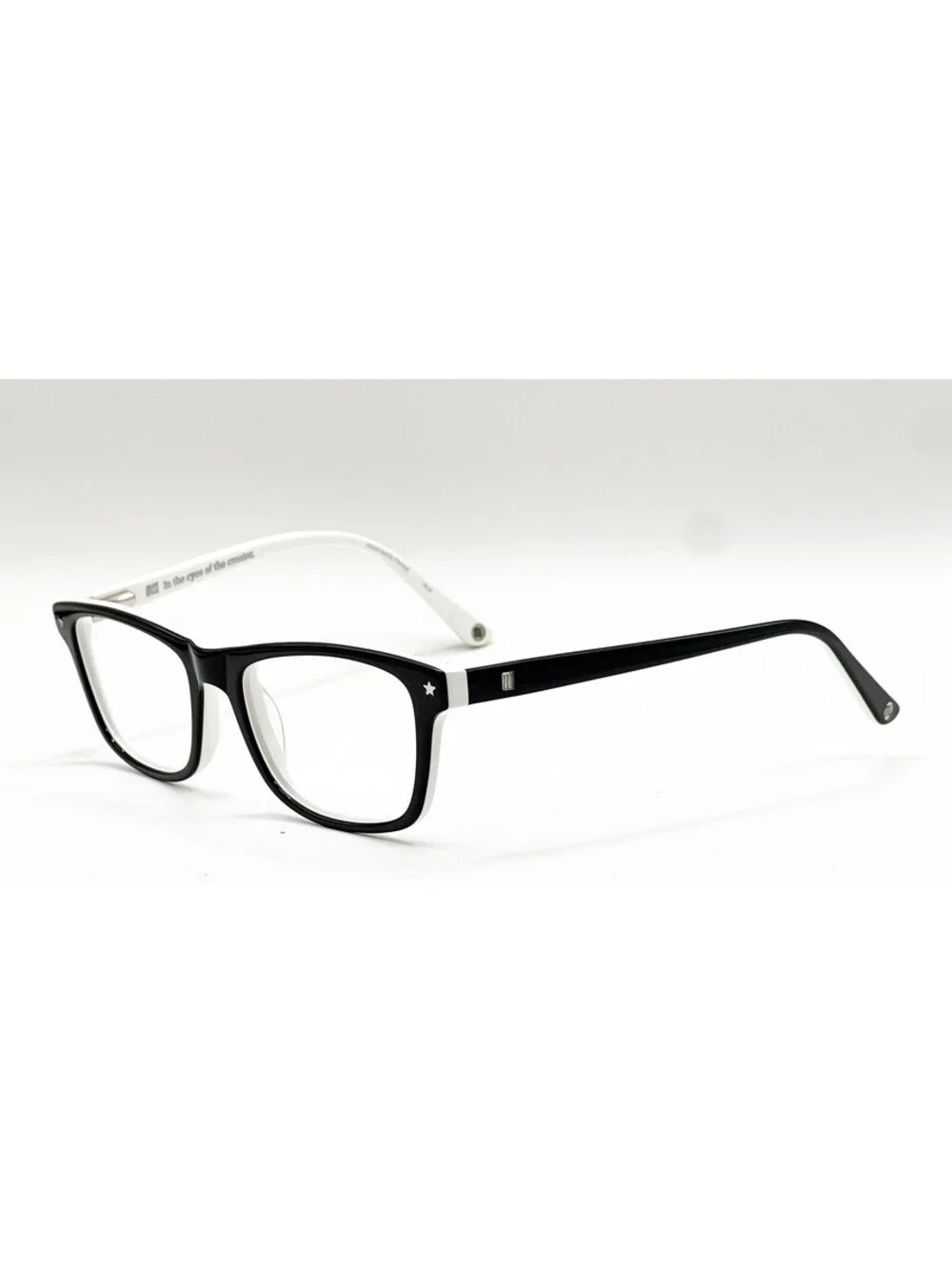 Muse 51-000229 Black Rectangle Authentic Eyeglass Frames 48-16-135